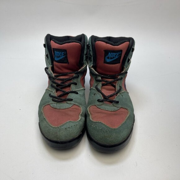 Vintage 1991 Nike Hiking Boots Trail Shoes Red / Purple Green / Wom Sz7 US Read - Picture 5 of 16